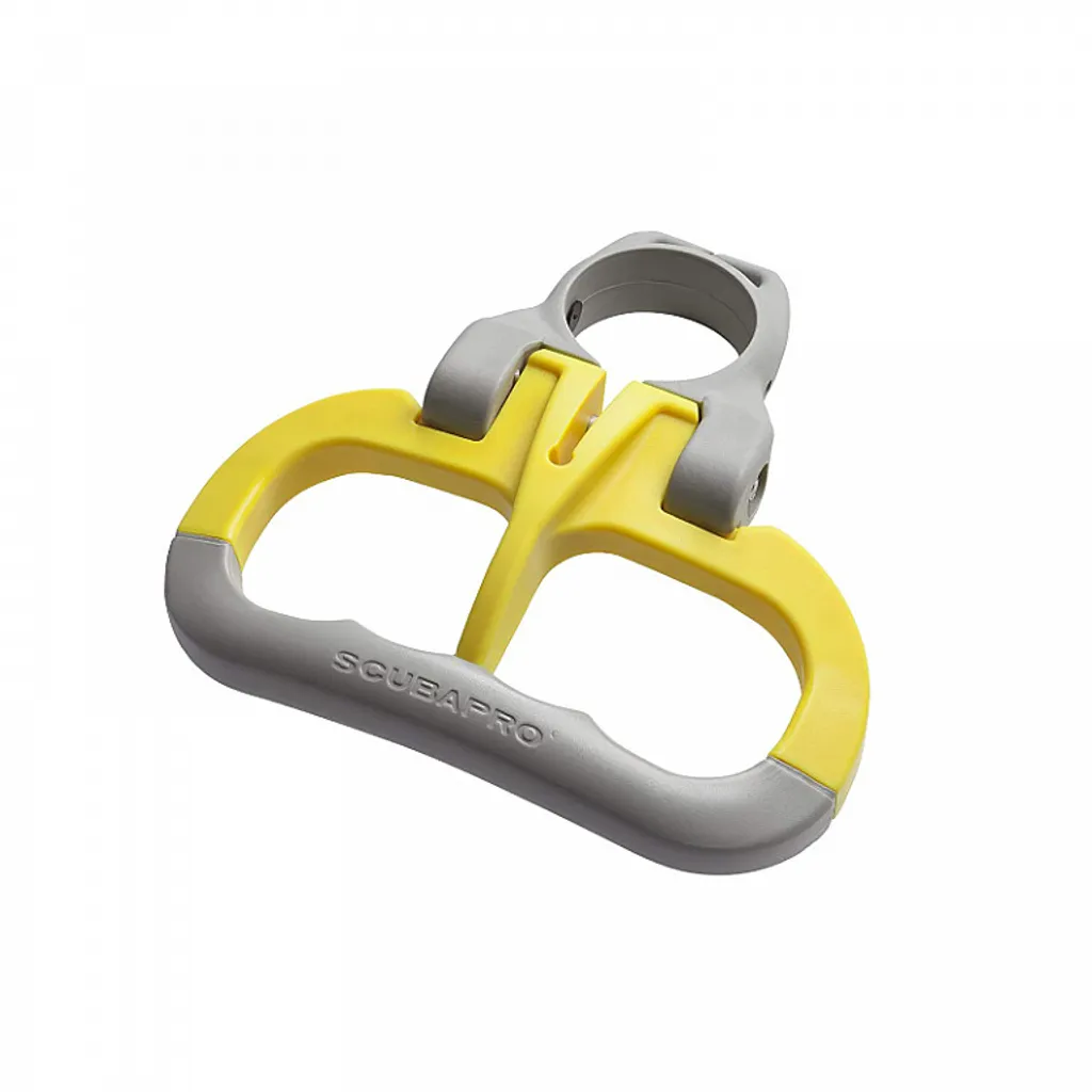 Support de bouteille SCUBAPRO jaune sangle de fixation pour bloc de plongée - 4