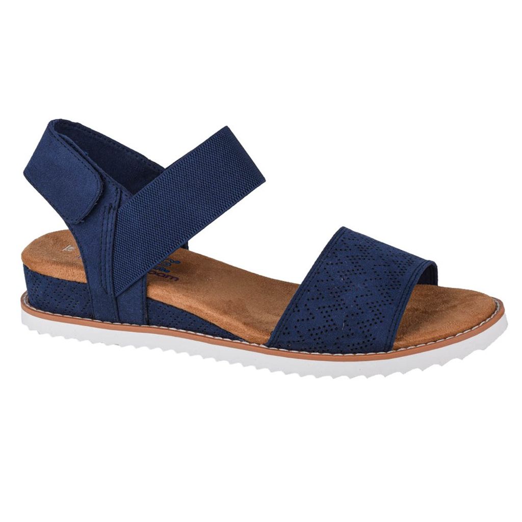 Skechers Komfort Sandalen DESERT KISS Damen 39362D3331343430 Blau 39 EU