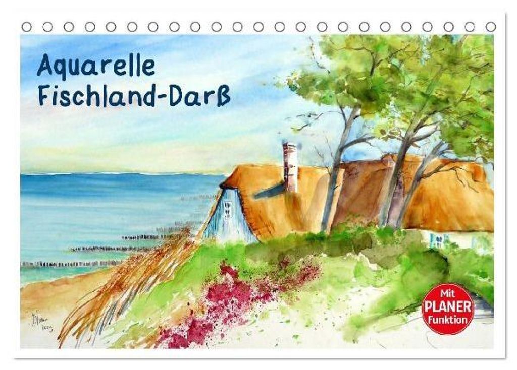 Aquarelle - Fischland-Darß (Tischkalender 2027 DIN A5 Produktbild 