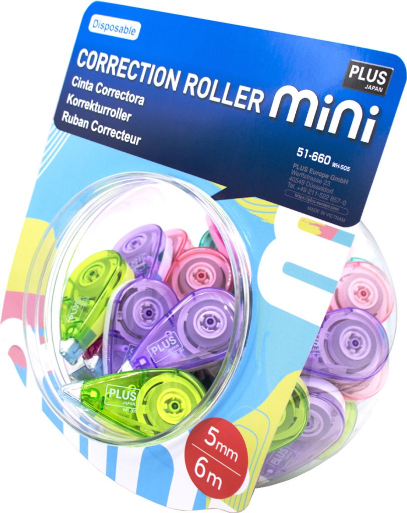 PLUS JAPAN Rouleau correcteur Mini Pastel Candy Jar 5 mm x Image du produit 