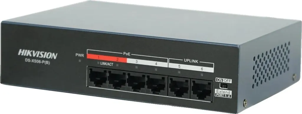 Switch PoE non géré 4 ports 10/100 avec double port Uplink pour votre maison