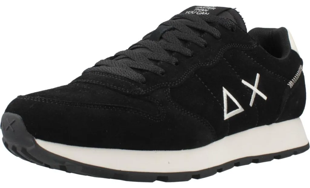 Sneakers Homme Sun68 Tom Suede Noir - Chaussures de Ville Sport