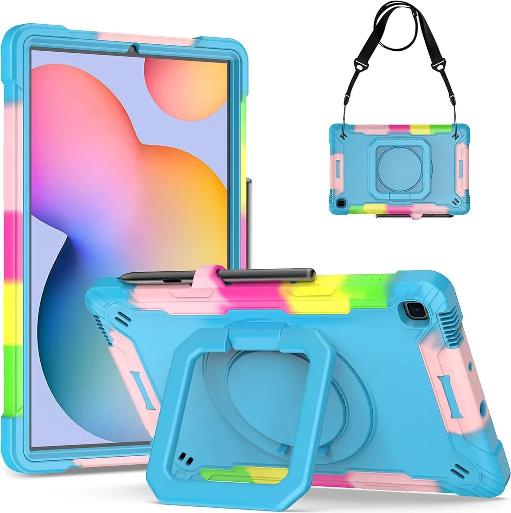 Custodia per iPad Mini 6 8,3" con supporto e tracolla Colorato