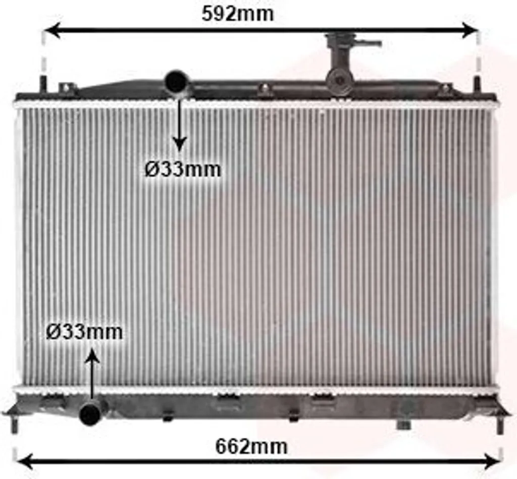 Radiatore Acqua VAN WEZEL 82002188 - Hyundai Accent III MC 2005-2010