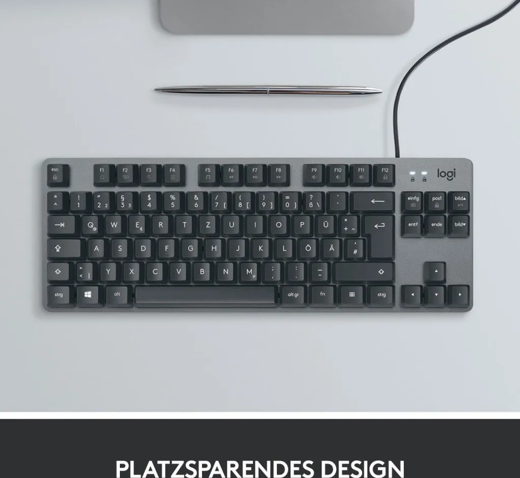 Clavier Logitech K835 TKL Idéal pour Télétravail et Bureautique Ergonomique