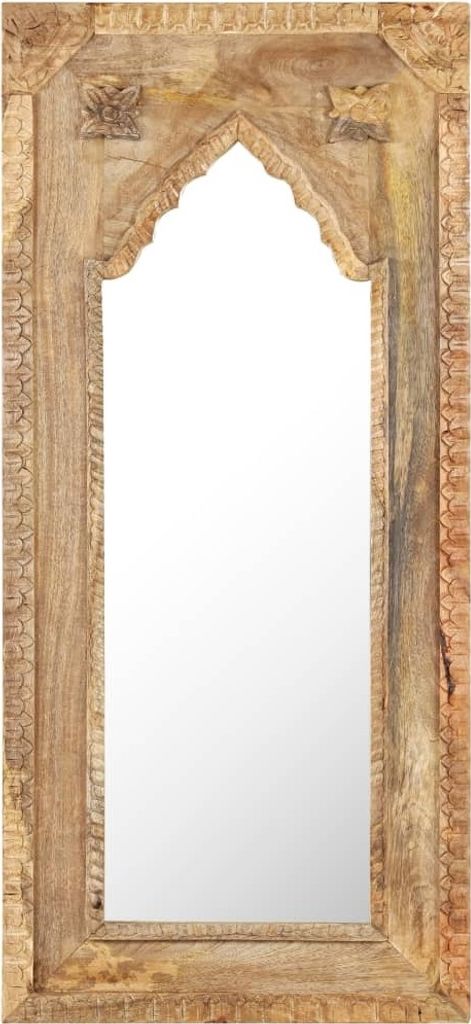 Spiegel 50x3x110 cm Massivholz Mango