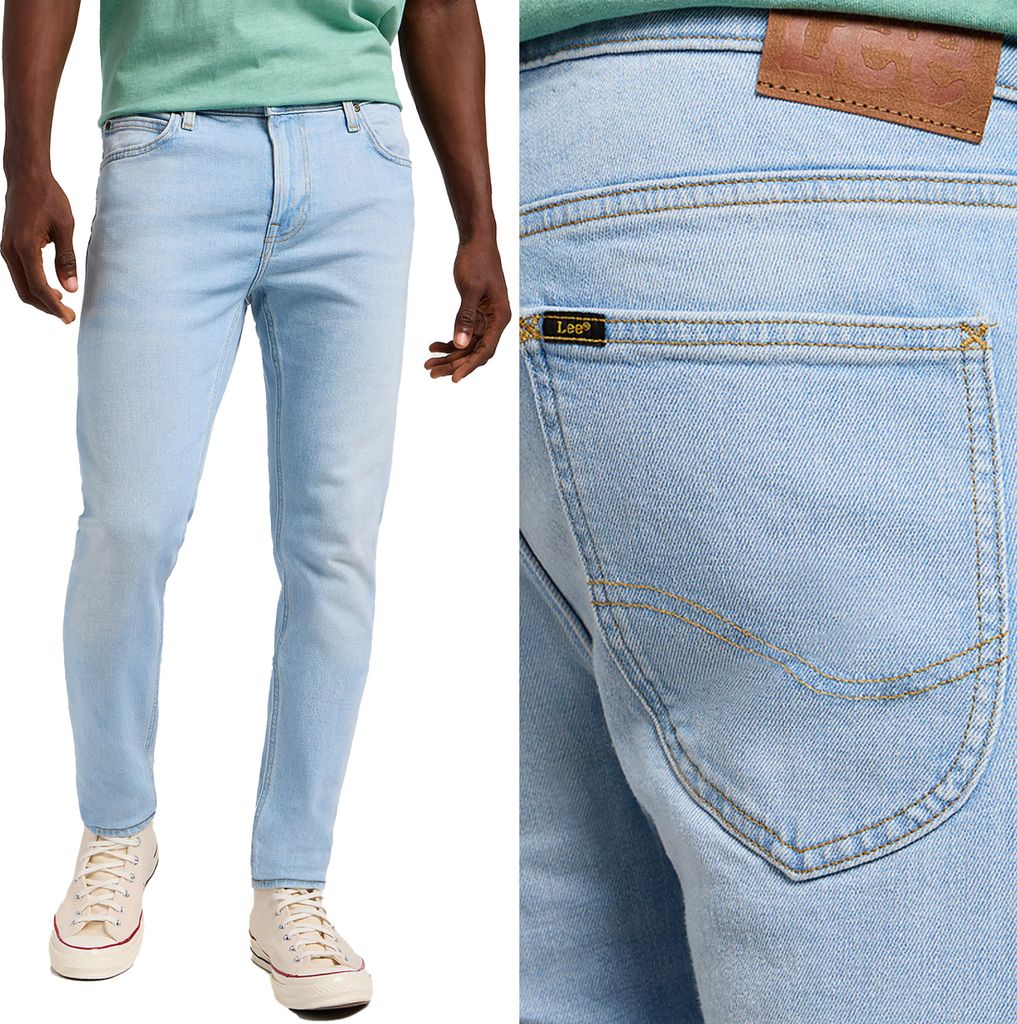 LEE, Herren Jeanshosen, Skinny fit, MALONE, W34 L32, Blau, Jeans, baggyjeans, buggy