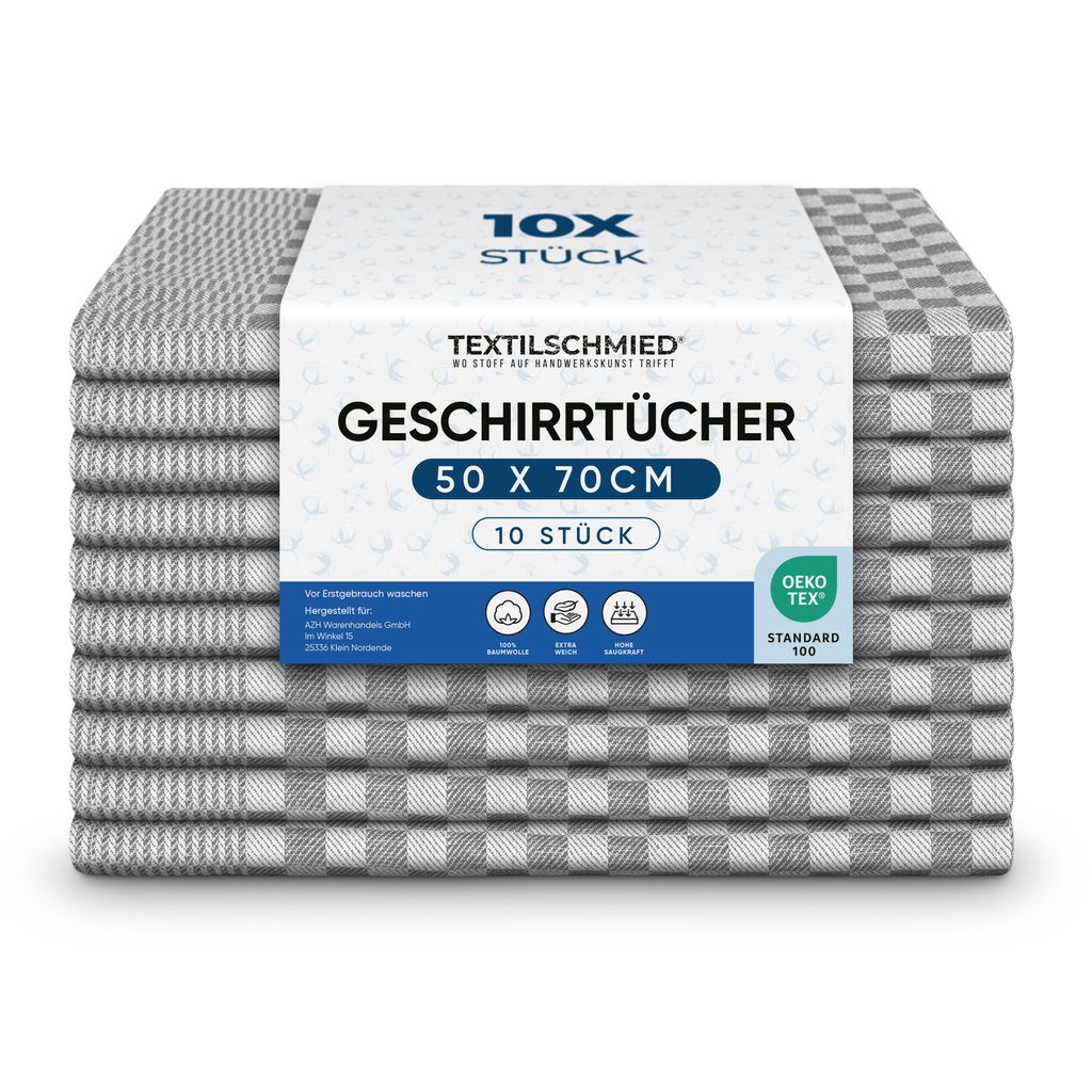 Textilschmied 20 er Set Geschirrtücher Premium super Produktbild 