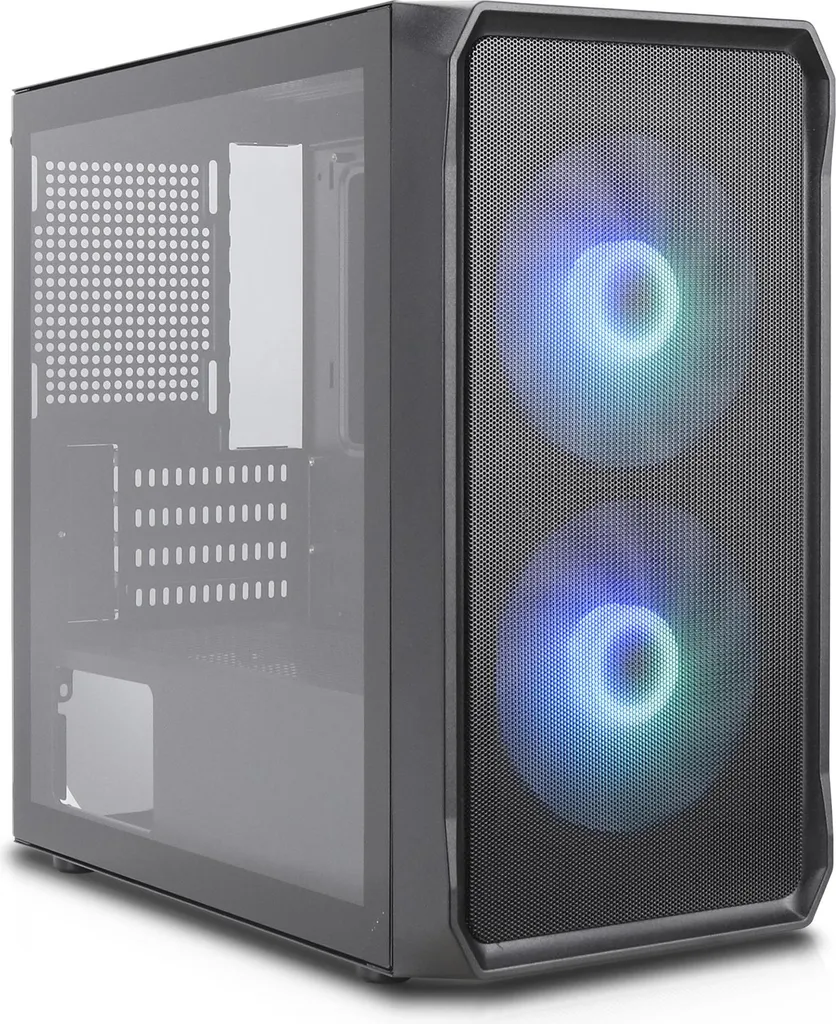 Silentware Air 10 Black Boîtier PC mATX Compact avec Verre Trempé et ARGB