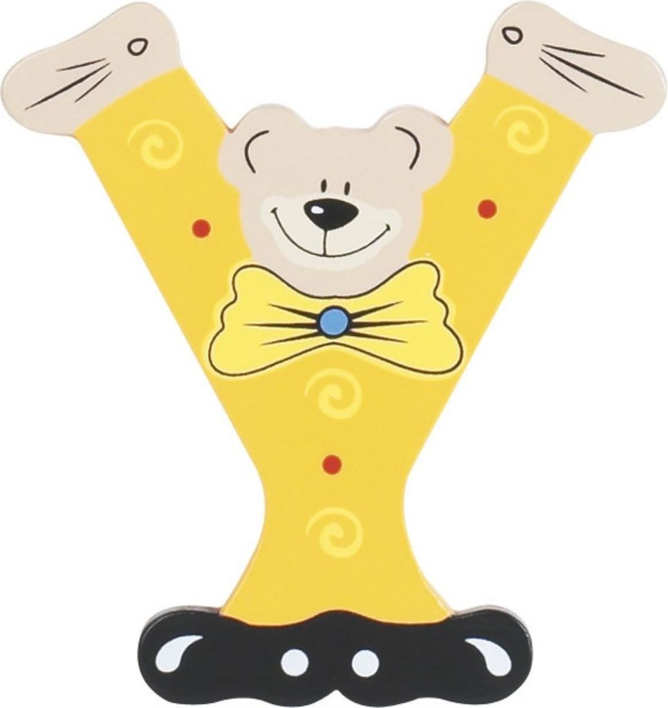 Playshoes buchstabe Y Bär Holz 10 cm