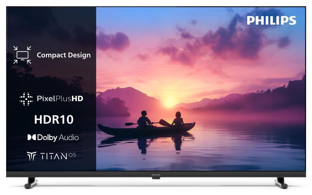 Philips 24PHS6000/12, 61 cm (24"), 1366 x 768 Pixel, LED, Smart-TV, WLAN, Schwarz