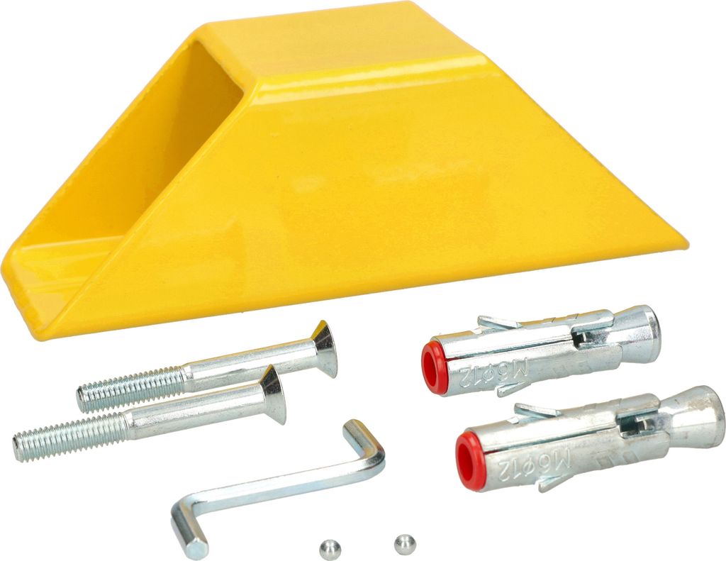 KOTARBAU Befestigungsanker für Beton Bodenanker für Fahrrad Motorrad Gelb