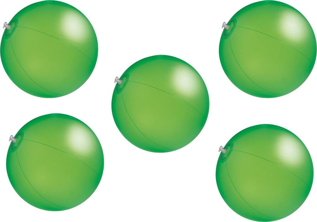 5x Strandball / Wasserball / Farbe: grün Produktbild 