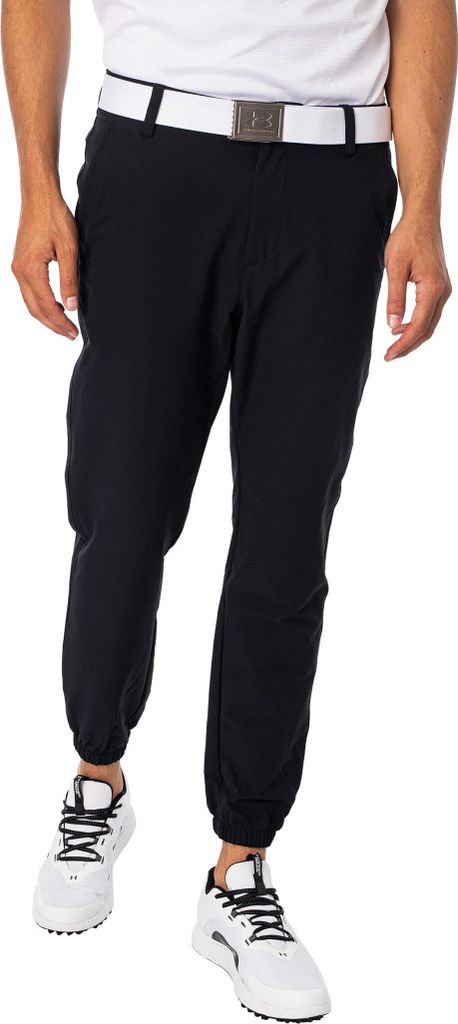 Under Armour Match Play – Schmal zulaufende Jogginghose, Schwarz 30W x 30L