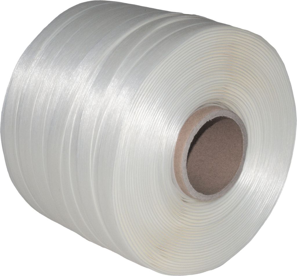 8 Rollen 16 mm 340 m 450 KG Ballenpresse Textil Band Umreifungsband Polyesterban