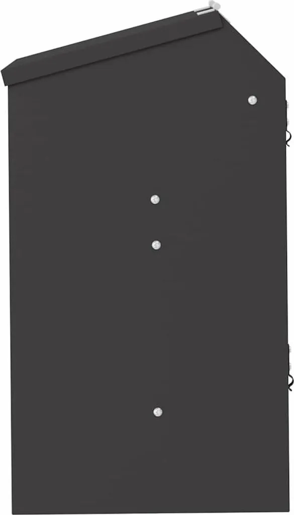 Distributeur lapins grande capacité noir - Nourrisseur robuste 45,5cm