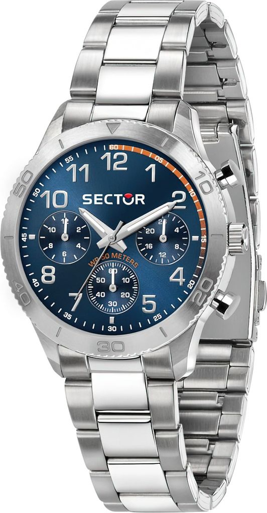 Sector Herren Multifunktion Uhr Fashion Edelstahl Produktbild 