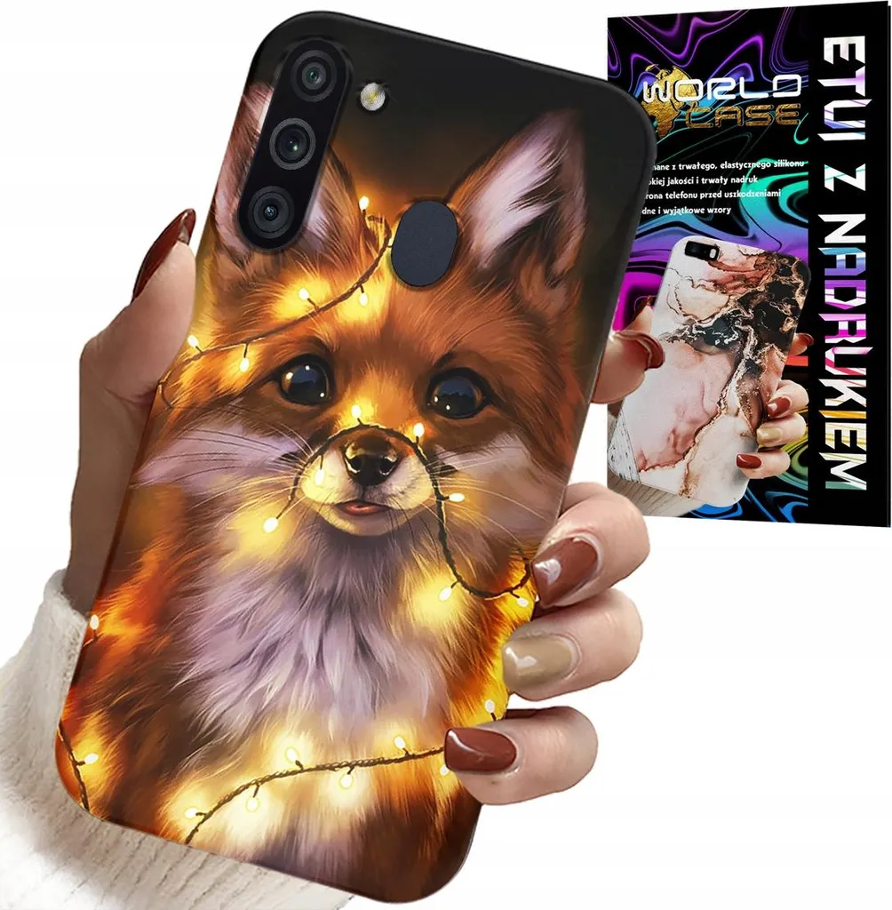 Custodia Samsung A21 Volpe: Protezione Smart e Design Naturale