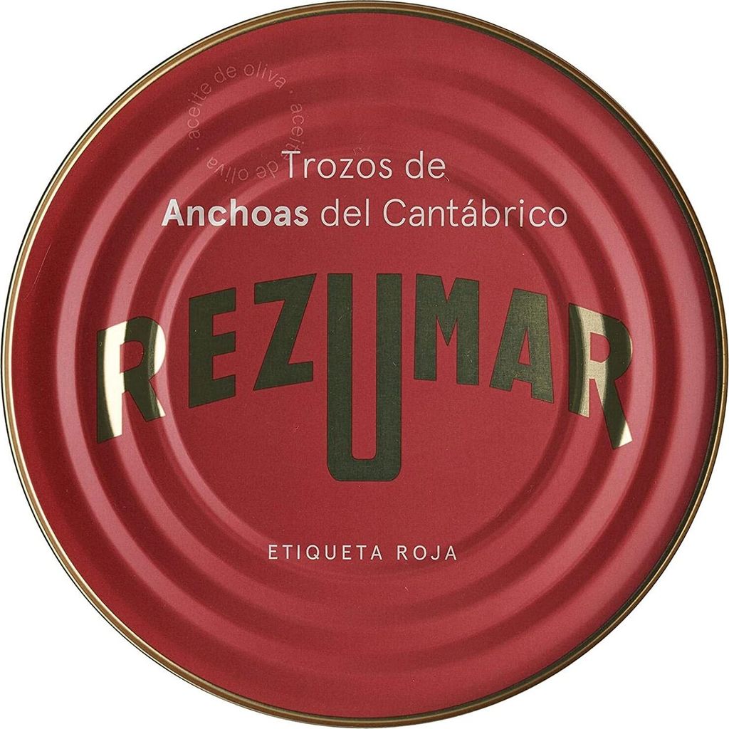 Rezumar - Etiqueta Roja - Kantábrijské sardelové filé v Obrázok produktu 