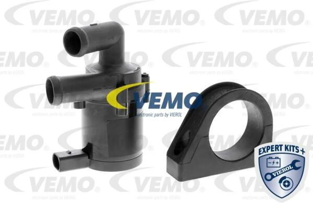 Pompe à eau secondaire VEMO en plastique renforcé pour moteur VAG