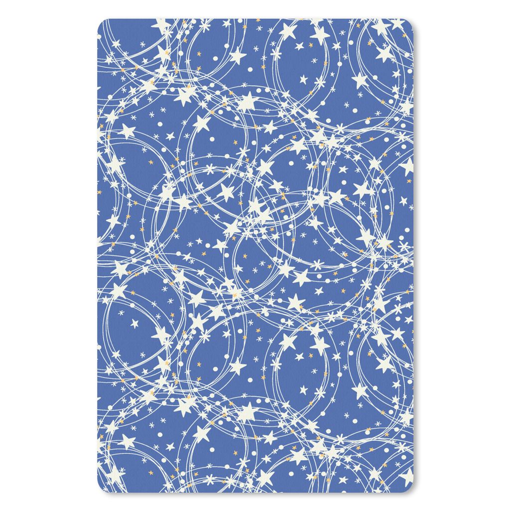 MuchoWow Mauspad Mousepad Schlittschuhe - Sterne - Winter - Weihnachten - Muster 18x27 cm - Mousepads - Maus Mat - Pad - Mausunterlage