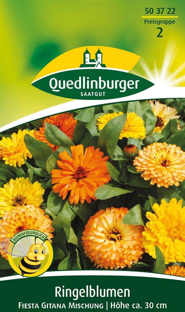 Ringelblume Fiesta Gitana Mischung | Ringelblumensamen von Produktbild 