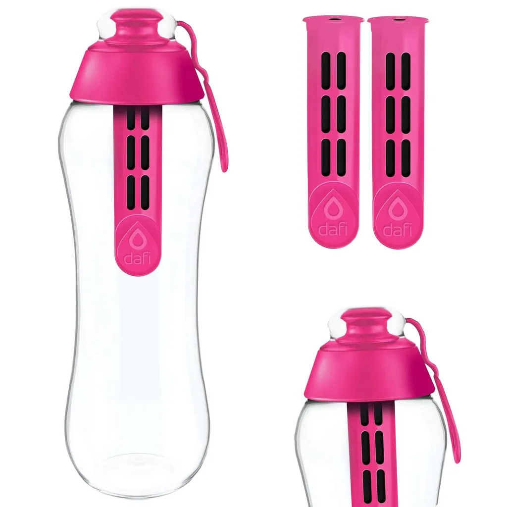 Dafi Borraccia Filtrante 0,7L Rosa + 2 Ricambi | Idratazione Eco-Chic - 8