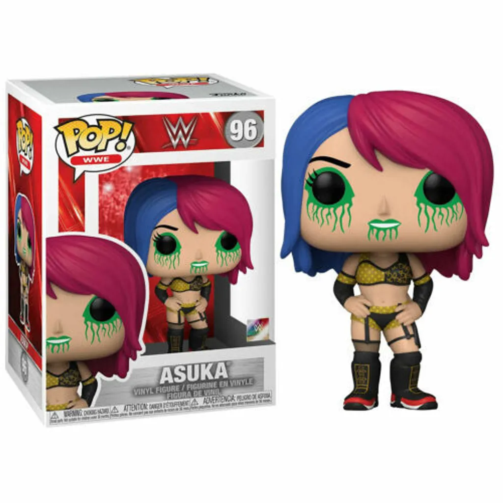 Figurine Funko Pop Asuka 96 WWE en vinyle pour collectionneur de catch