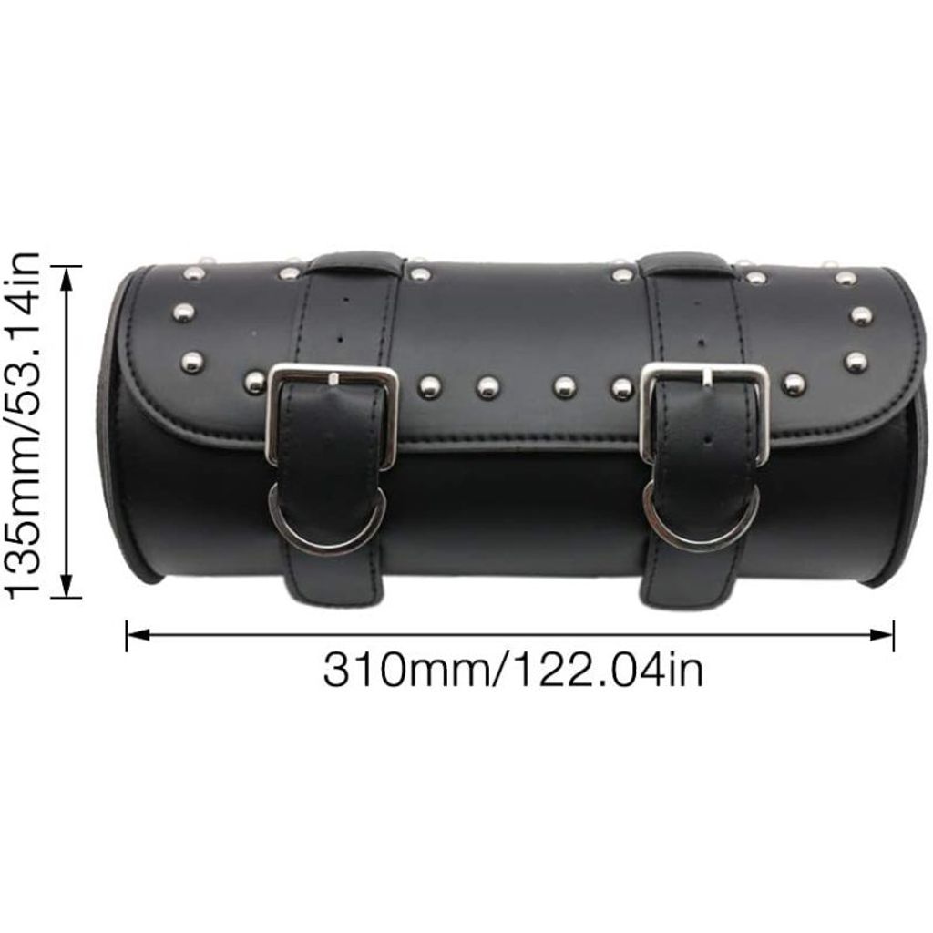 Road Black Seitentasche Von ORLETANOS Kompatibel Mit Harley Davidson