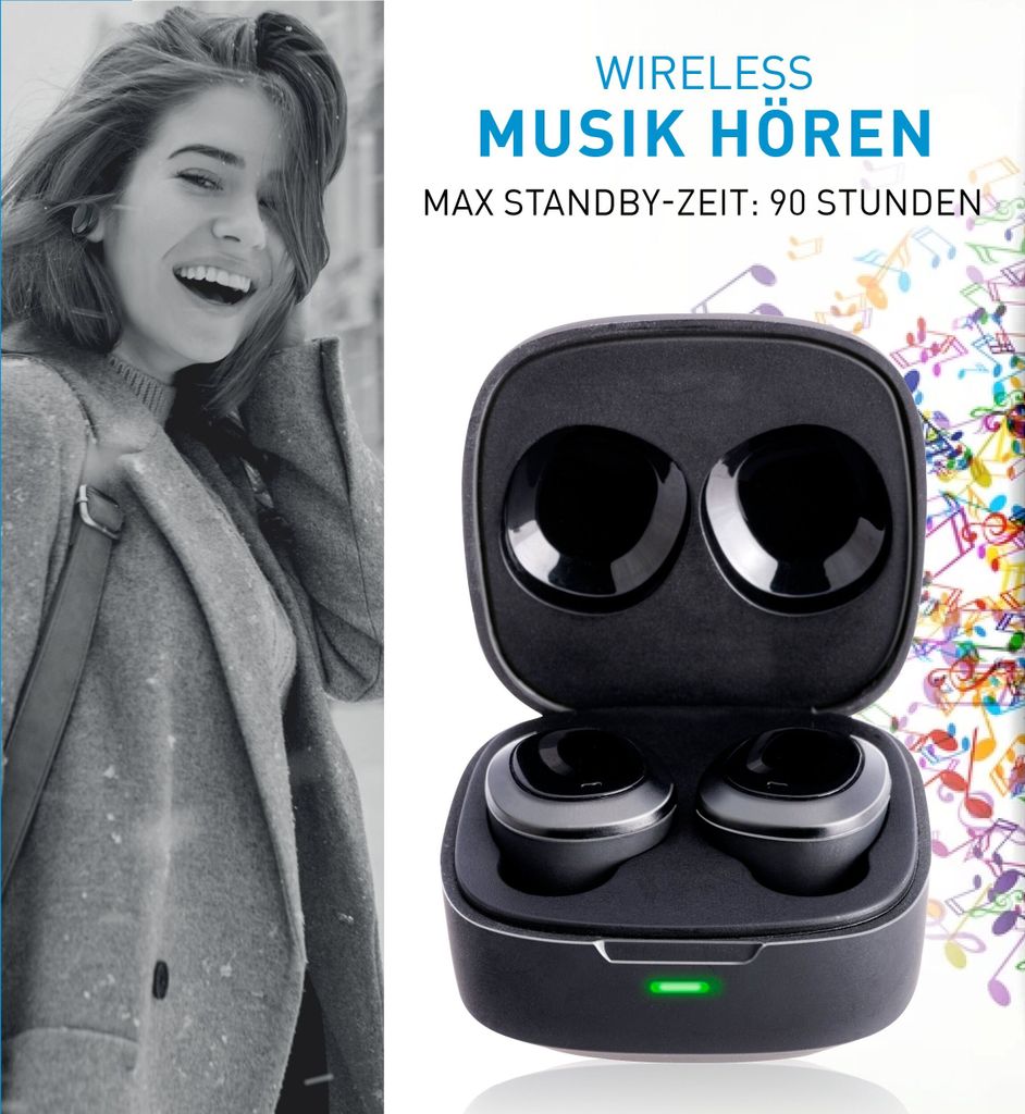 Grundig Bluetooth Kopfhörer Kabellos - mit Mikrofon - TWS - Produktbild 3