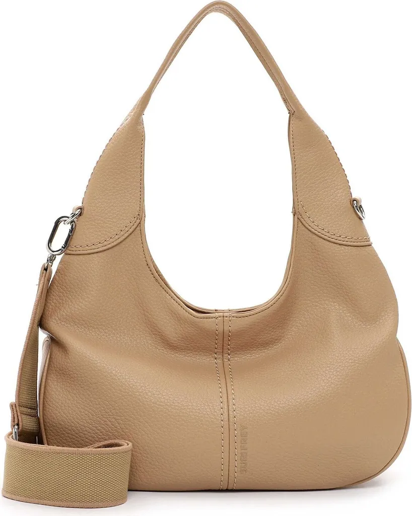 Sac à épaule bandoulière pour femme Nessy - Sac à main chic marron clair