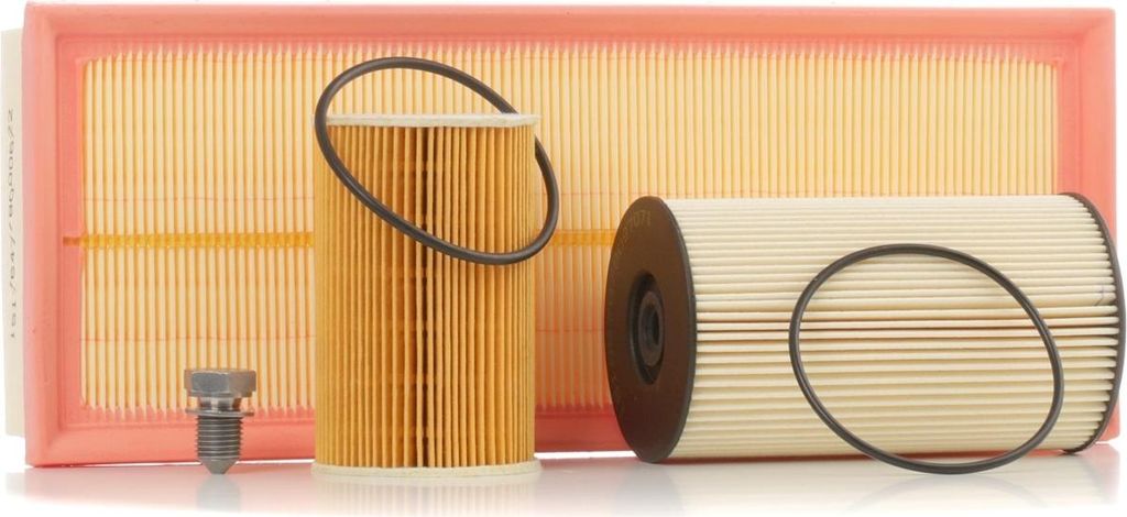RIDEX Filterset Inspektionspaket Filtersatz für VW Golf VII Schrägheck (5G1, BQ1, BE1, BE2) GOLF VI (5K1) Golf V Schrägheck (1K1) TOURAN (1T1, 1T2)