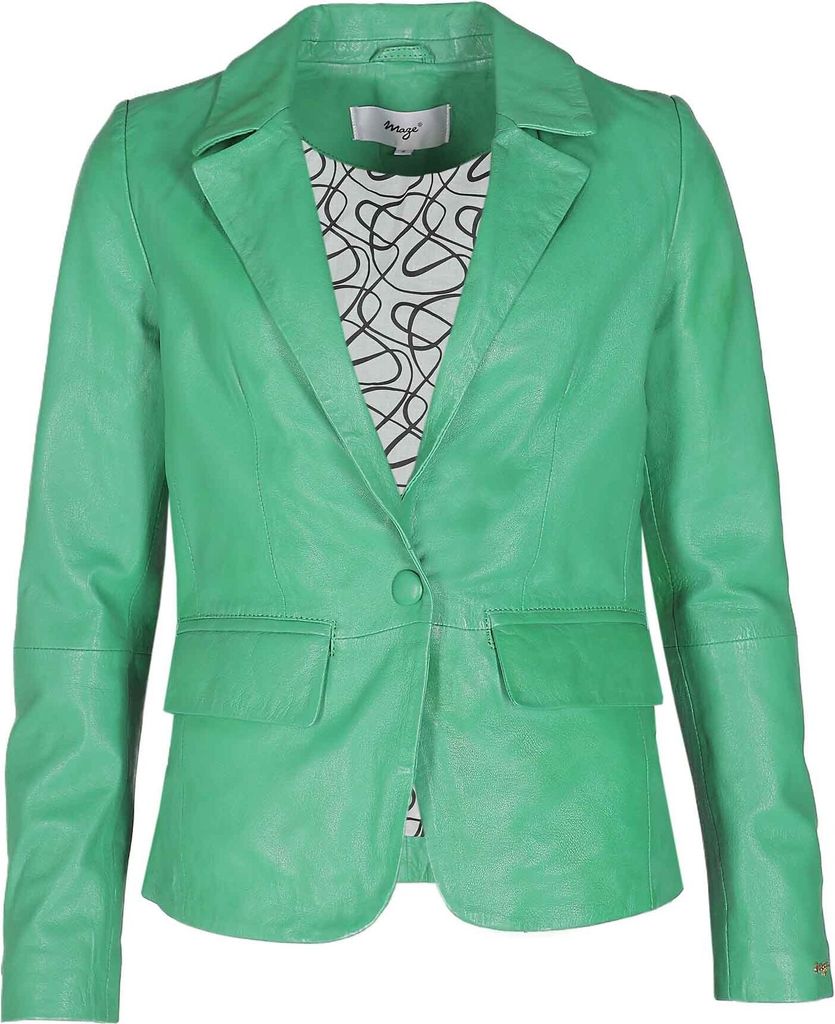 Maze Lederblazer 42023065 Damen bright green M