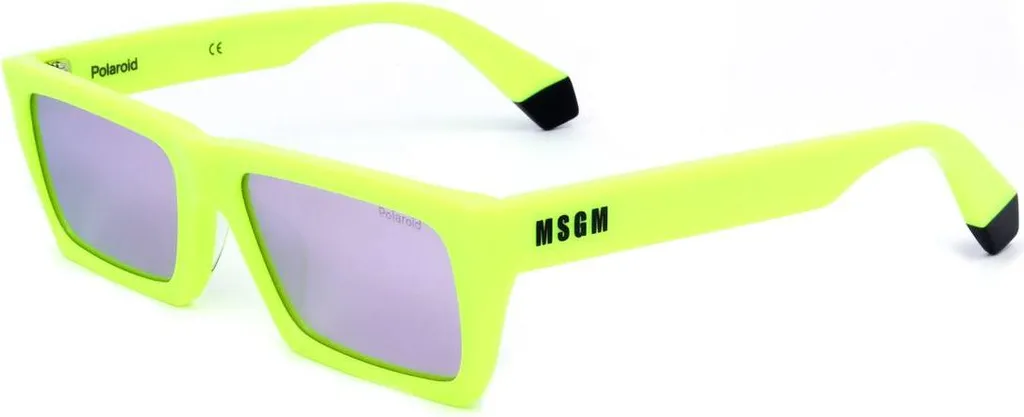 Polaroid MSGM 1/G Giallo Fluo - L'Occhiale da Sole per l'Estate - 6