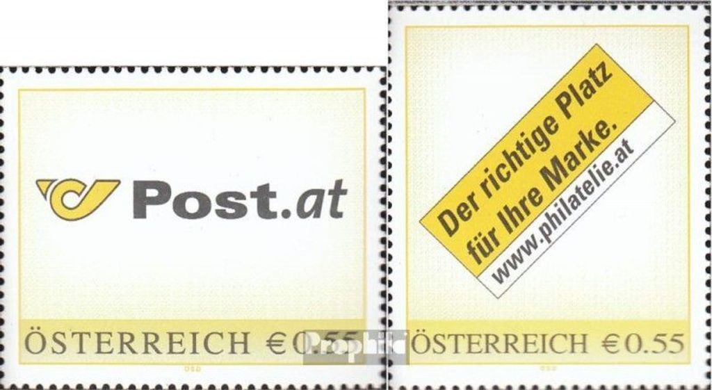 Briefmarken Österreich 2003 Mi PM1-PM2 (kompl.Ausg.) Produktbild 