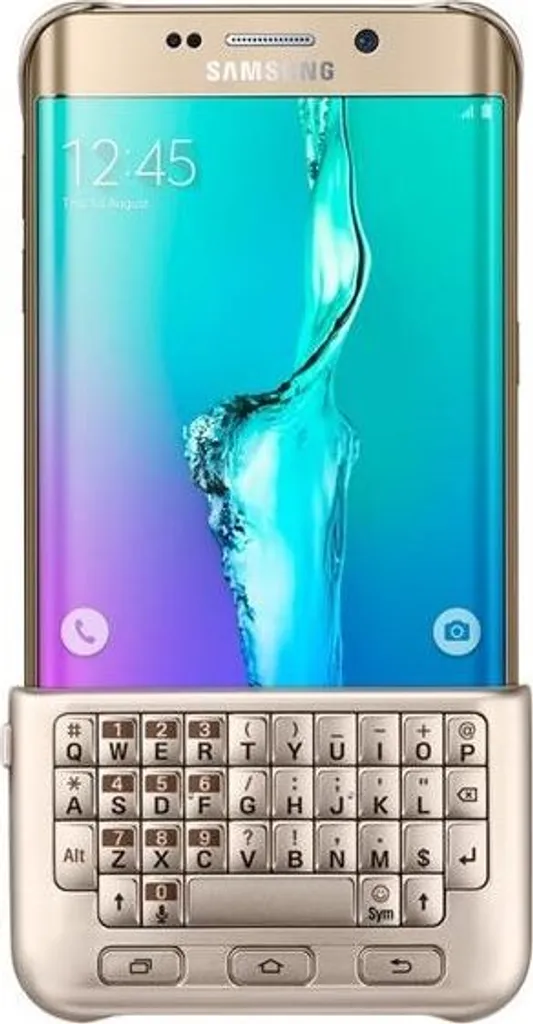 Clavier AZERTY Samsung EJ-CG928 Or Coque de Protection Galaxy S6 edge+