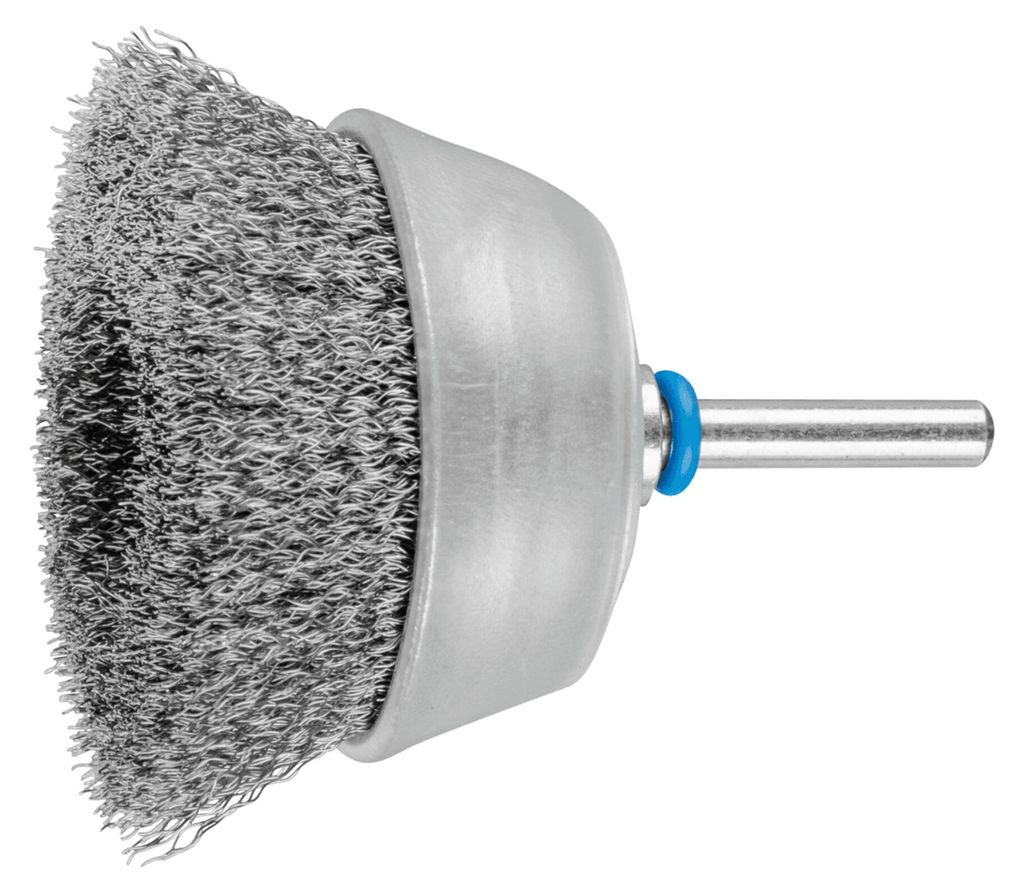 PFERD TOOLS Topfbürste ungezopft TBU Ø70mm Schaft-Ø6 mm Edelstahl-Draht-Ø0,20 10 Stk
