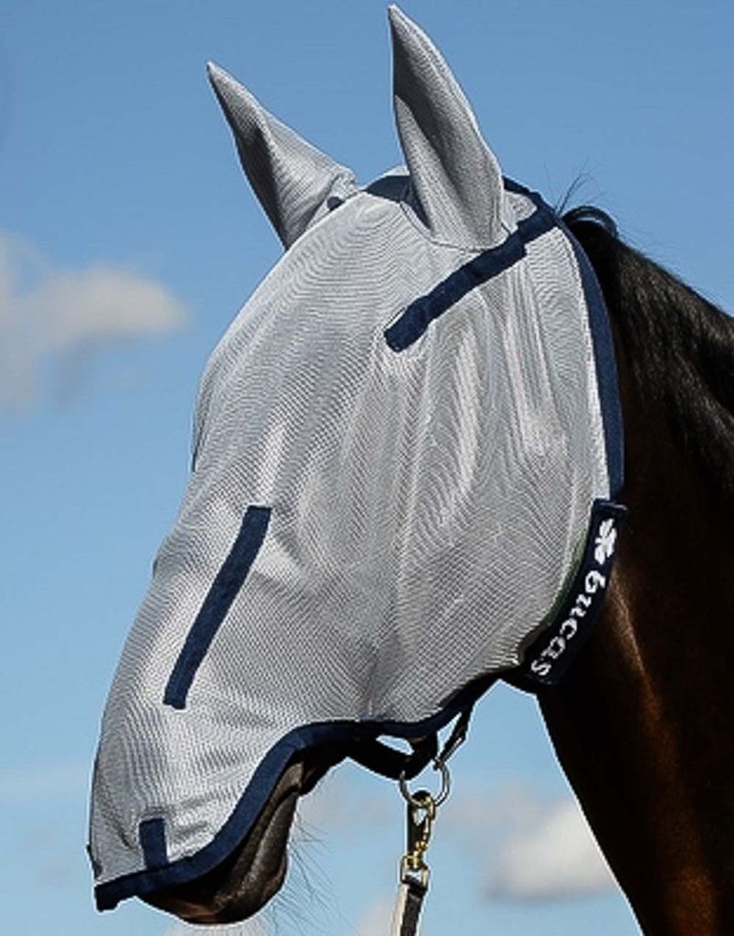 Bucas Buzz-Off Full Face Fly Mask - blue - Fliegenmaske