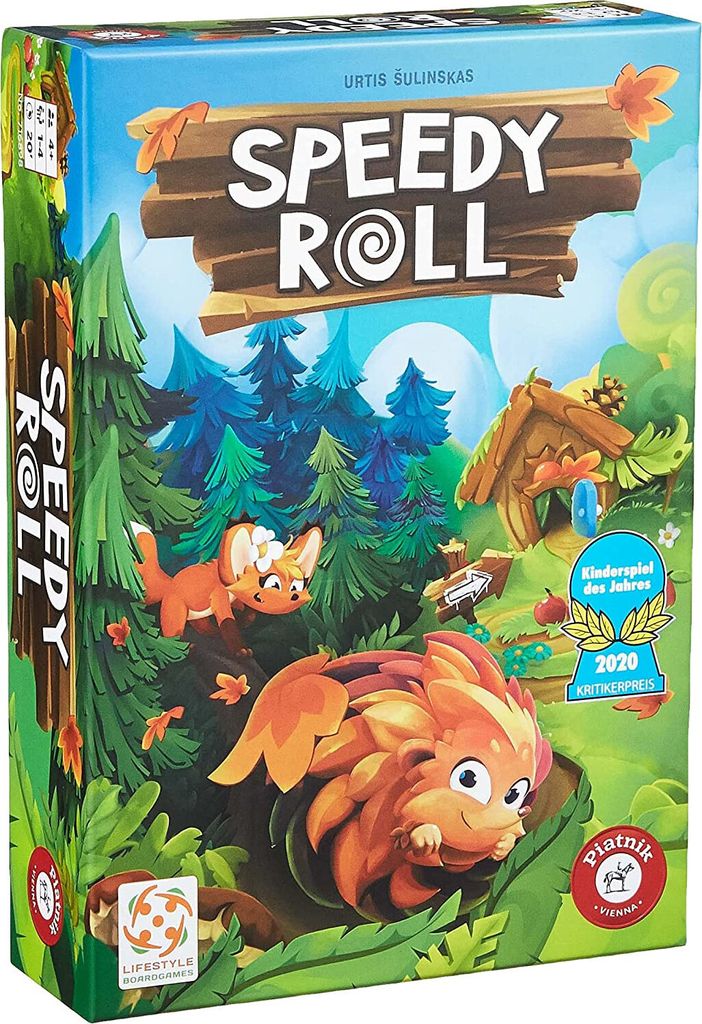 Piatnik - Speedy Roll Kinderspiel Brettspiel Produktbild 