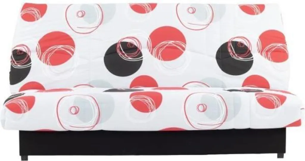 Banquette 3 places clic-clac PIXIE Gris Planete - Tissu robuste 190 cm