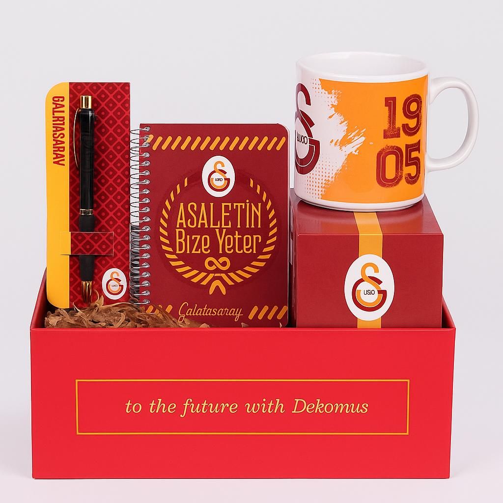 Set regalo per tifosi del Galatasaray, taccuino, tazza, Immagine del prodotto 