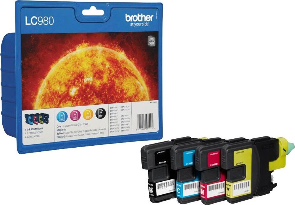 Original Brother Value Pack LC980VALBPDR für Brother Produktbild 