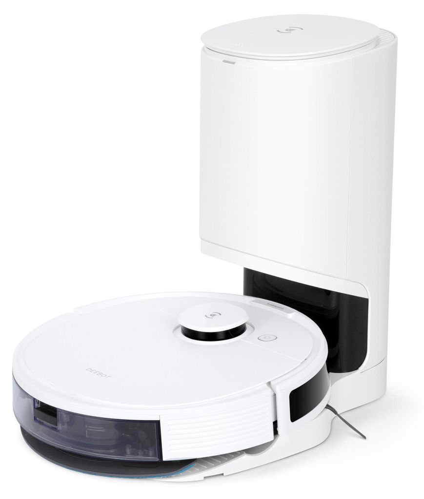 Ecovacs DEEBOT N8+, Staubbeutel, Schwarz, Weiß, Rund, Produktbild 