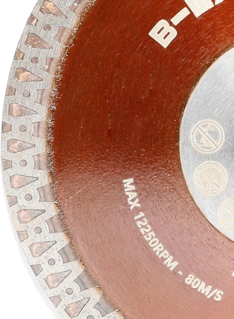 Disque à tronçonner diamant 125mm pour carrelage grès cérame BIHUI Master