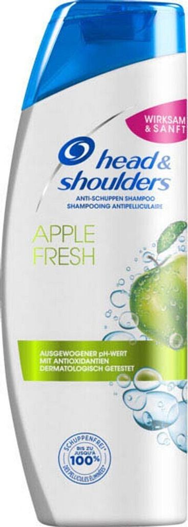 head&shoulders® APPLE FRESH Shampoo 300 ml Produktbild 2