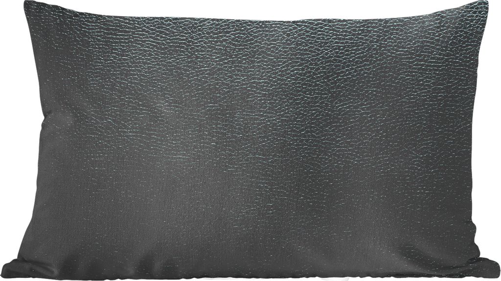 MuchoWow Zierkissen Sofakissen Wohnzimmer Dekokissen 50x30 cm Leder - Textur - Schwarz - Grün - Hell - Wohnzimmerdekoration - Polster mit Photo