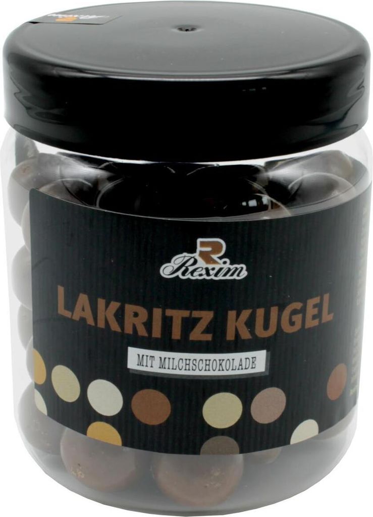 Rexim Lakritz Kugel mit Milchschokolade 300g Produktbild 