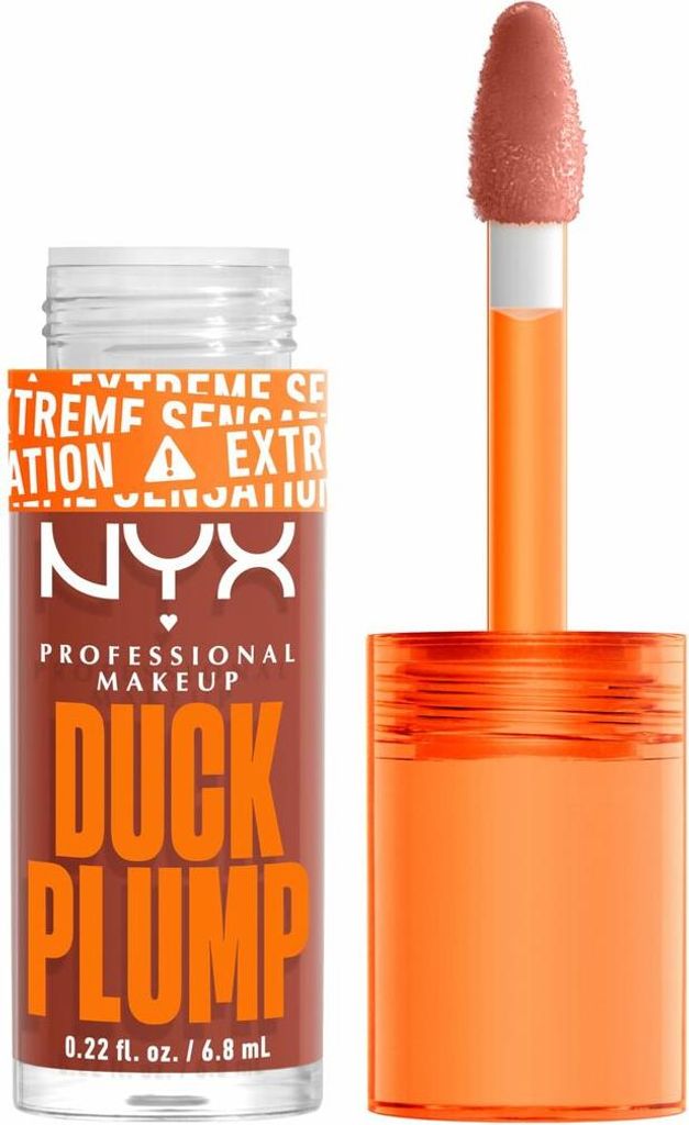 NYX Professional Makeup DUCK PLUMP lip gloss #brown of applause 6.8 ml