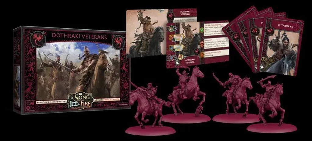Jeu de figurines Vétérans Dothrakis pour Trône de Fer - Extension Combat