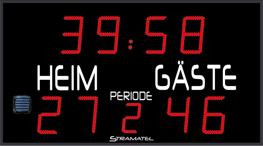 Stramatel Anzeigetafel "FRB Period"